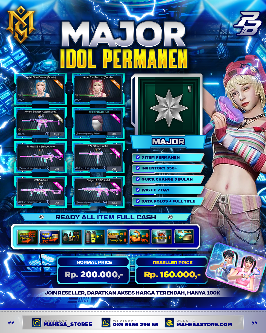 MAJOR IDOL PERMANEN