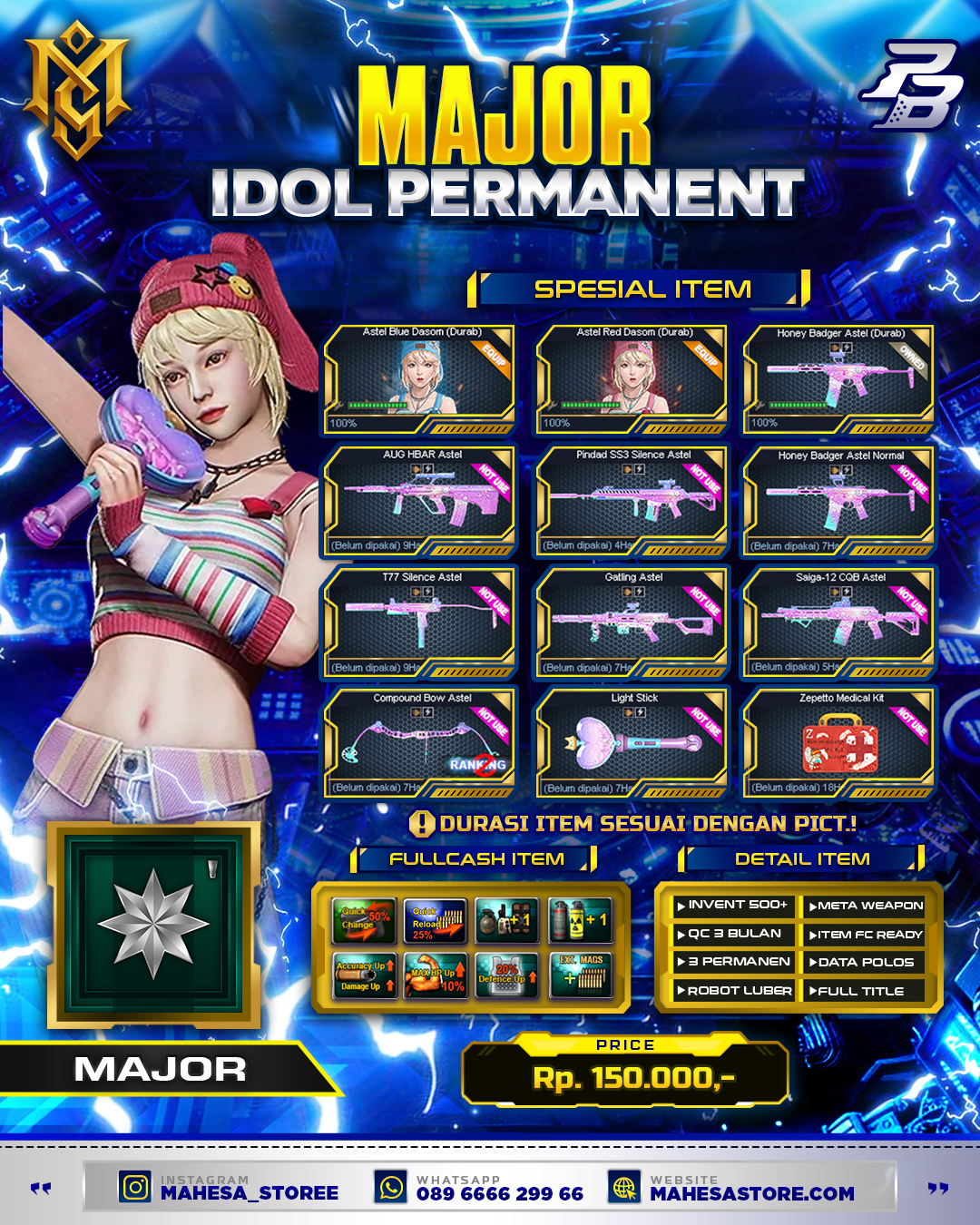 MAJOR IDOL PERMANEN
