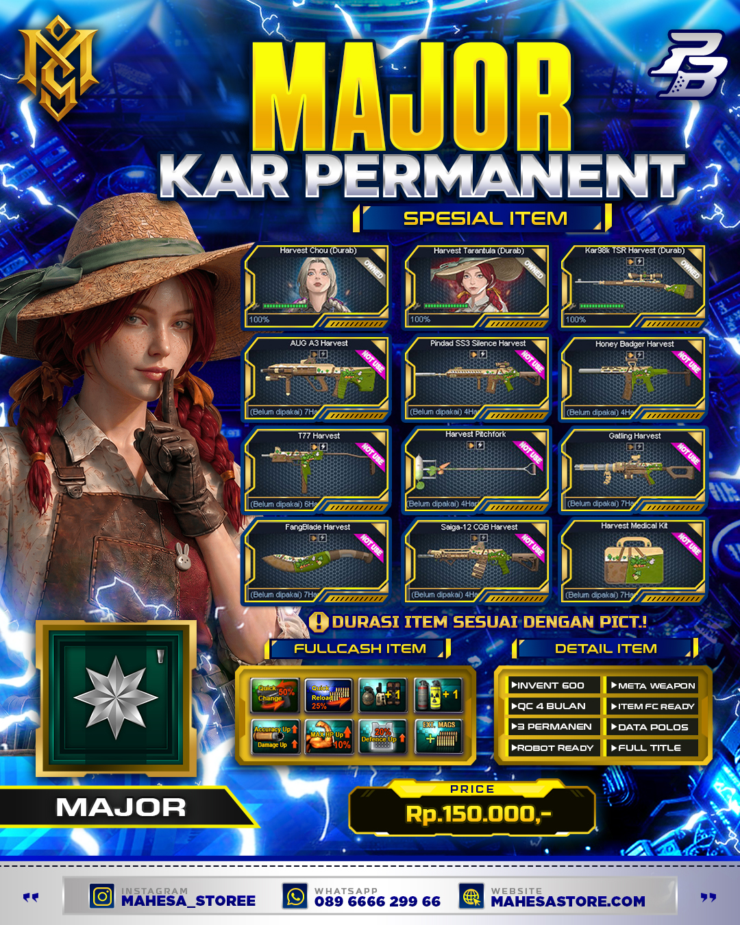 MAJOR KAR PERMANEN