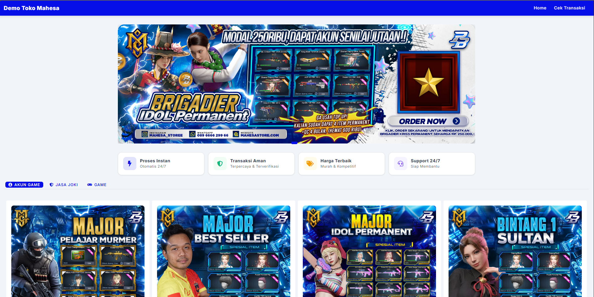 Demo Toko Reseller