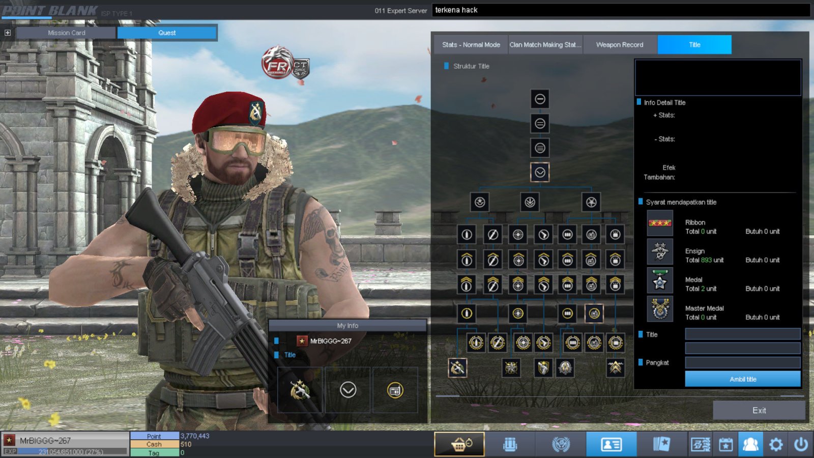 Spesifikasi B1 SKULL GOLD BERET 30 DAY