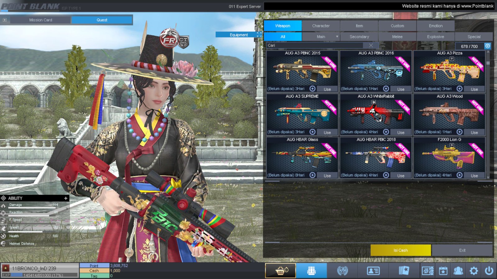 Spesifikasi BINTANG 1 IDOL SHAMAN PERMANEN
