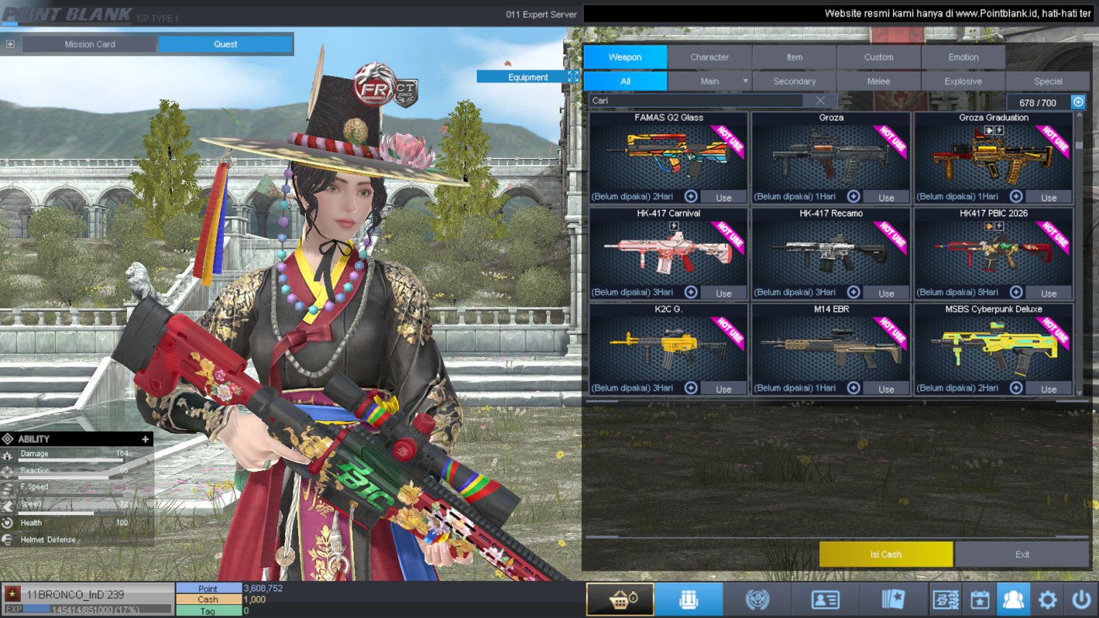 Spesifikasi BINTANG 1 IDOL SHAMAN PERMANEN