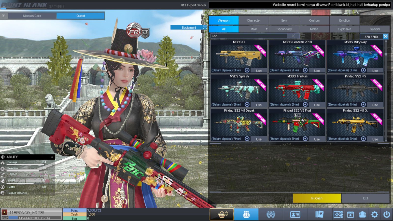 Spesifikasi BINTANG 1 IDOL SHAMAN PERMANEN