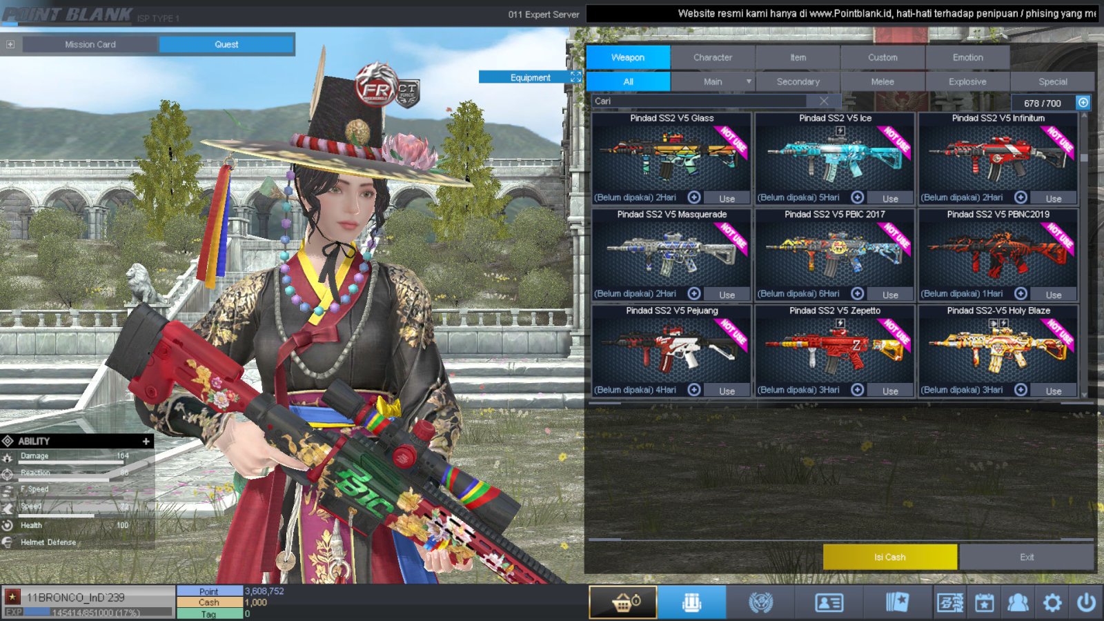 Spesifikasi BINTANG 1 IDOL SHAMAN PERMANEN