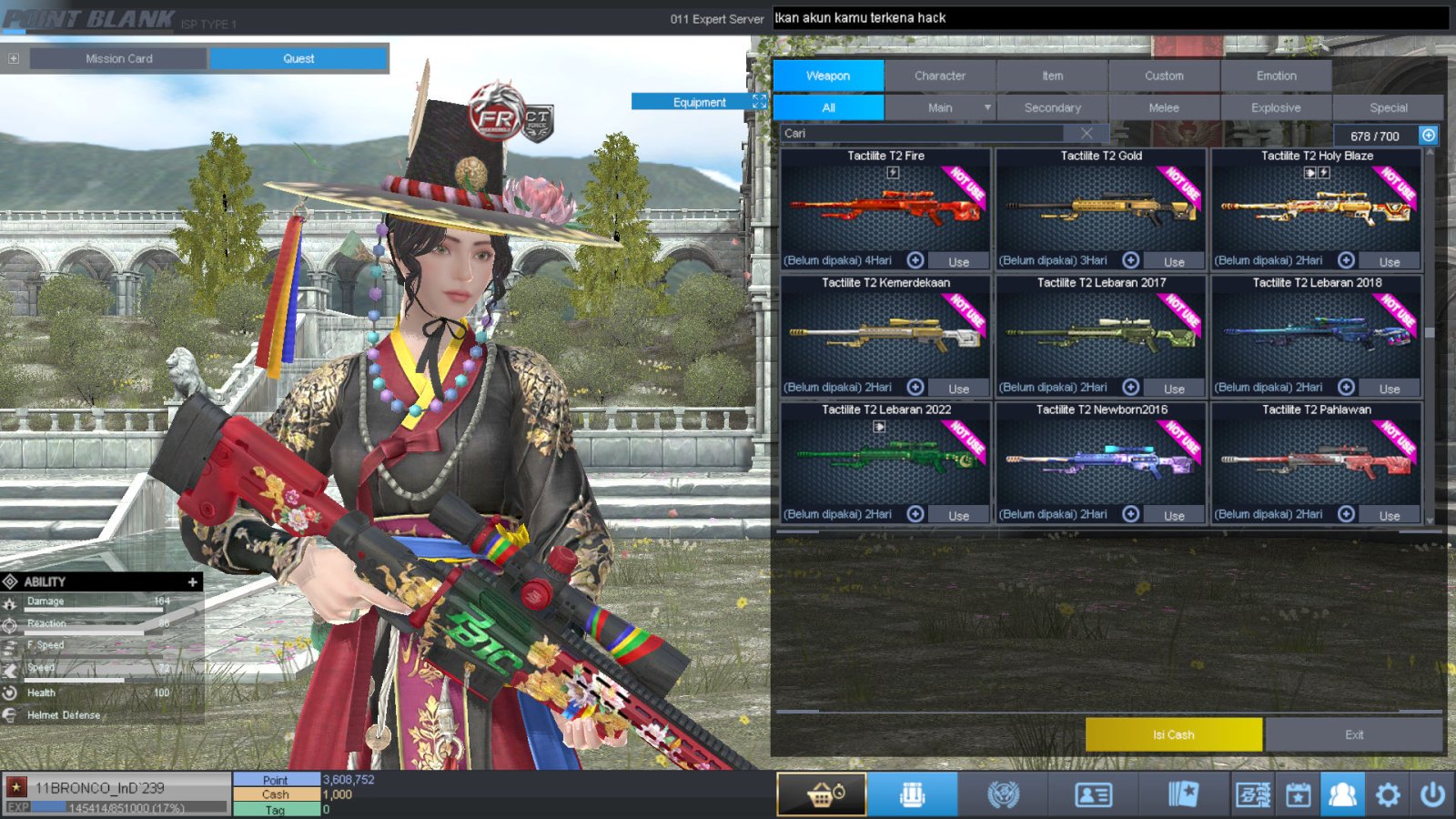 Spesifikasi BINTANG 1 IDOL SHAMAN PERMANEN