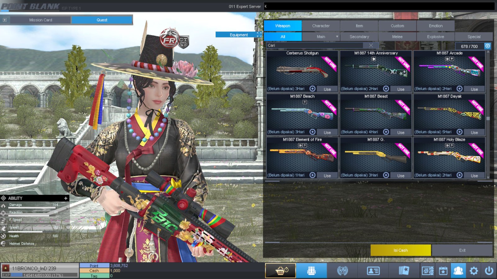 Spesifikasi BINTANG 1 IDOL SHAMAN PERMANEN