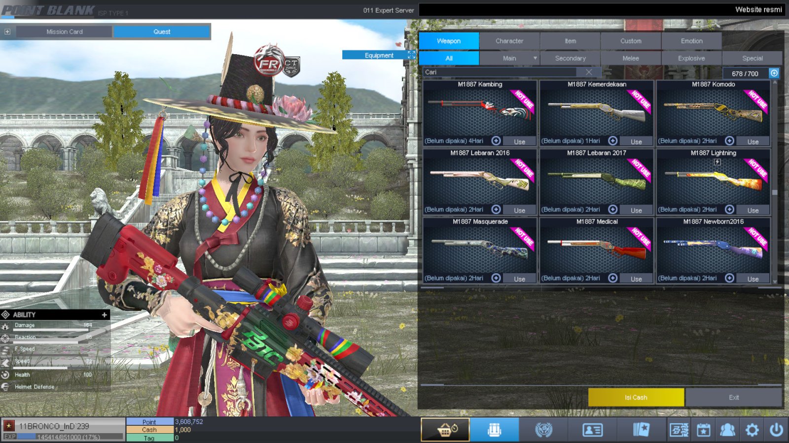 Spesifikasi BINTANG 1 IDOL SHAMAN PERMANEN
