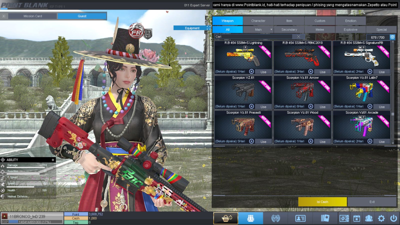 Spesifikasi BINTANG 1 IDOL SHAMAN PERMANEN