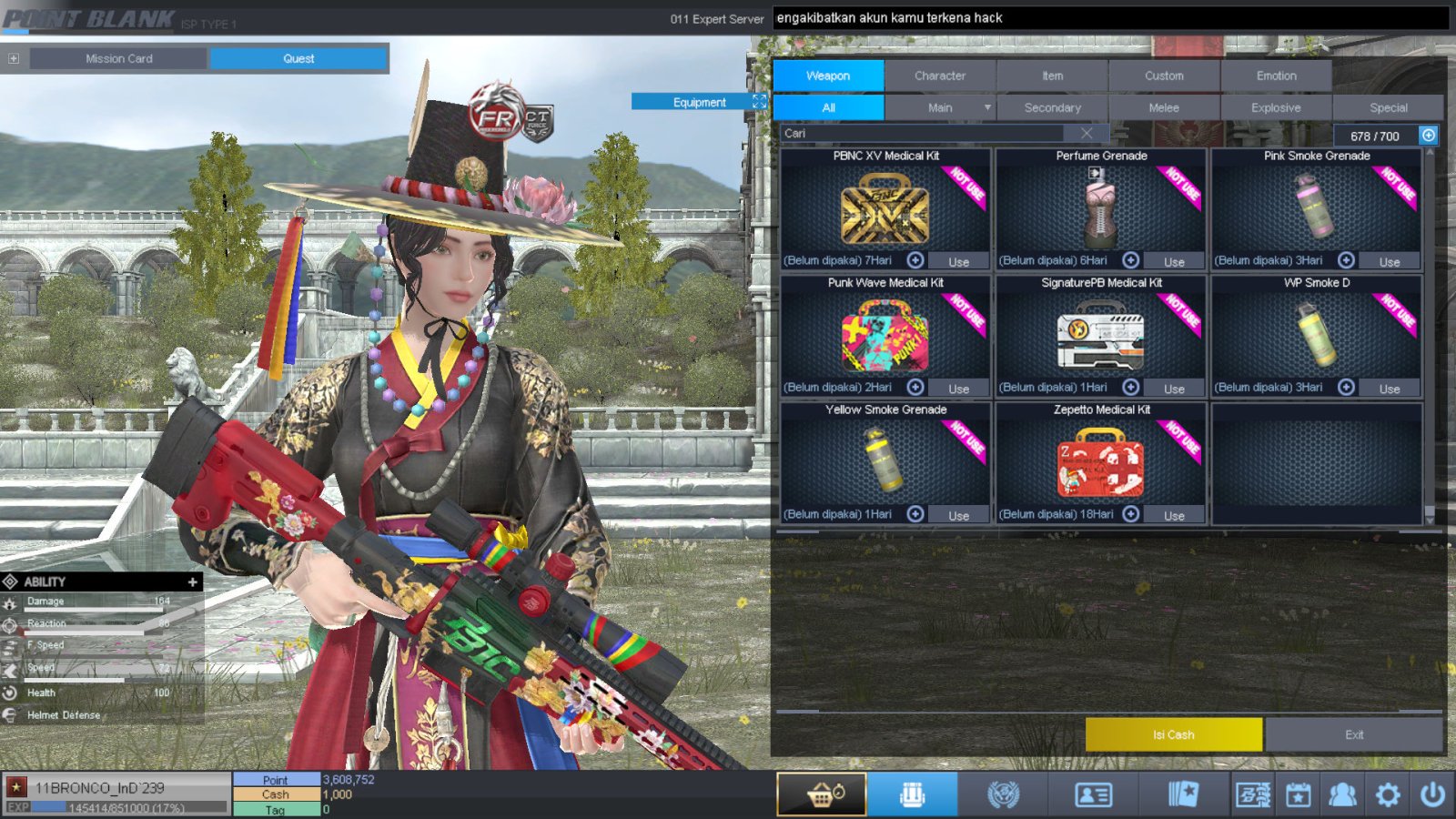 Spesifikasi BINTANG 1 IDOL SHAMAN PERMANEN