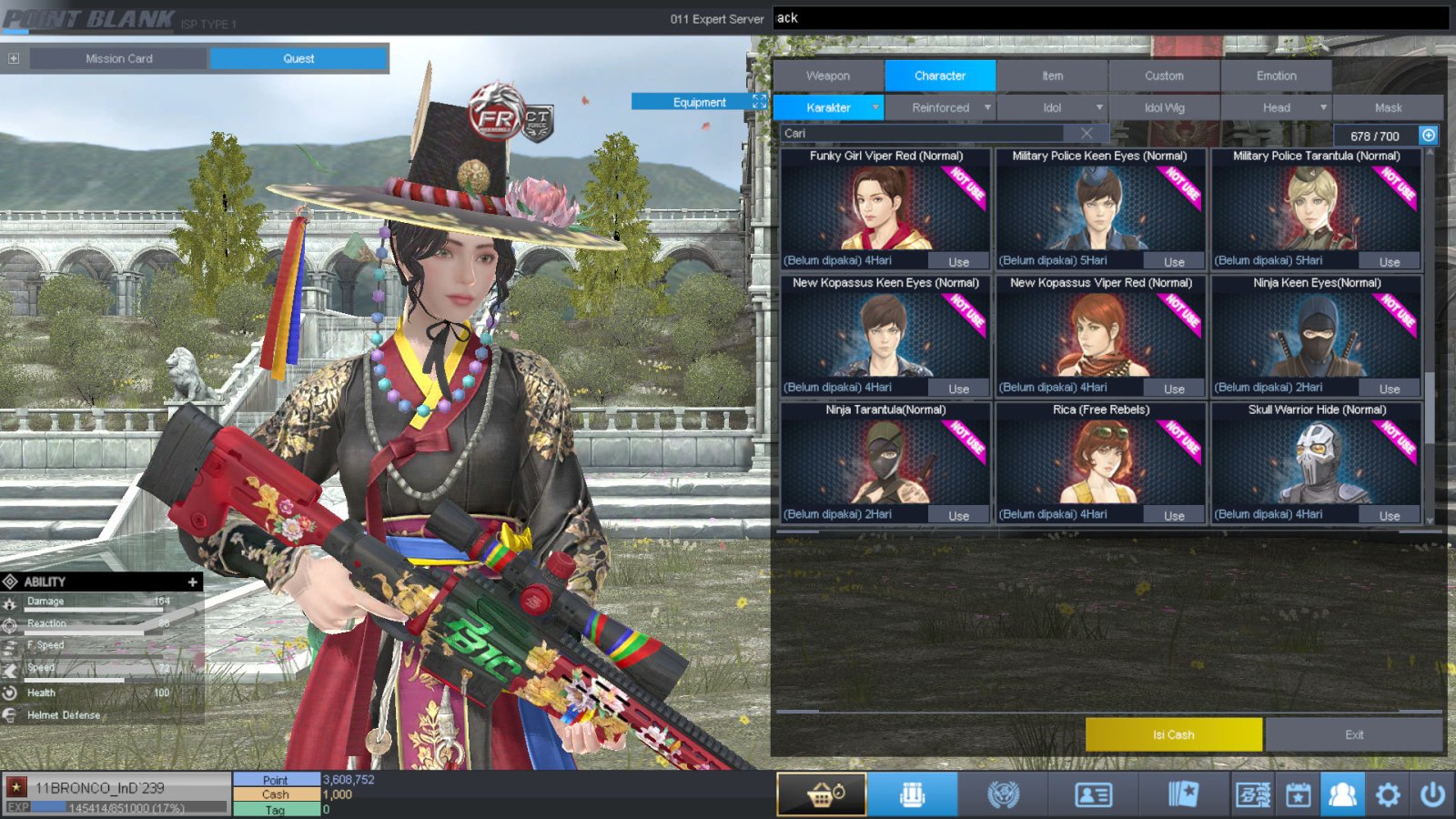 Spesifikasi BINTANG 1 IDOL SHAMAN PERMANEN