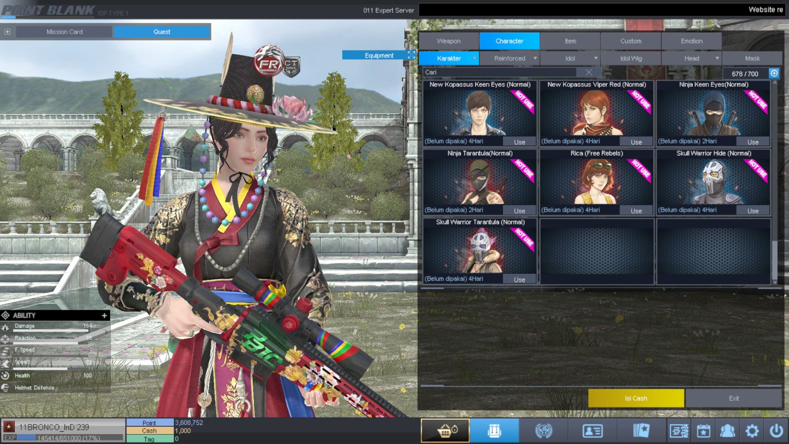Spesifikasi BINTANG 1 IDOL SHAMAN PERMANEN