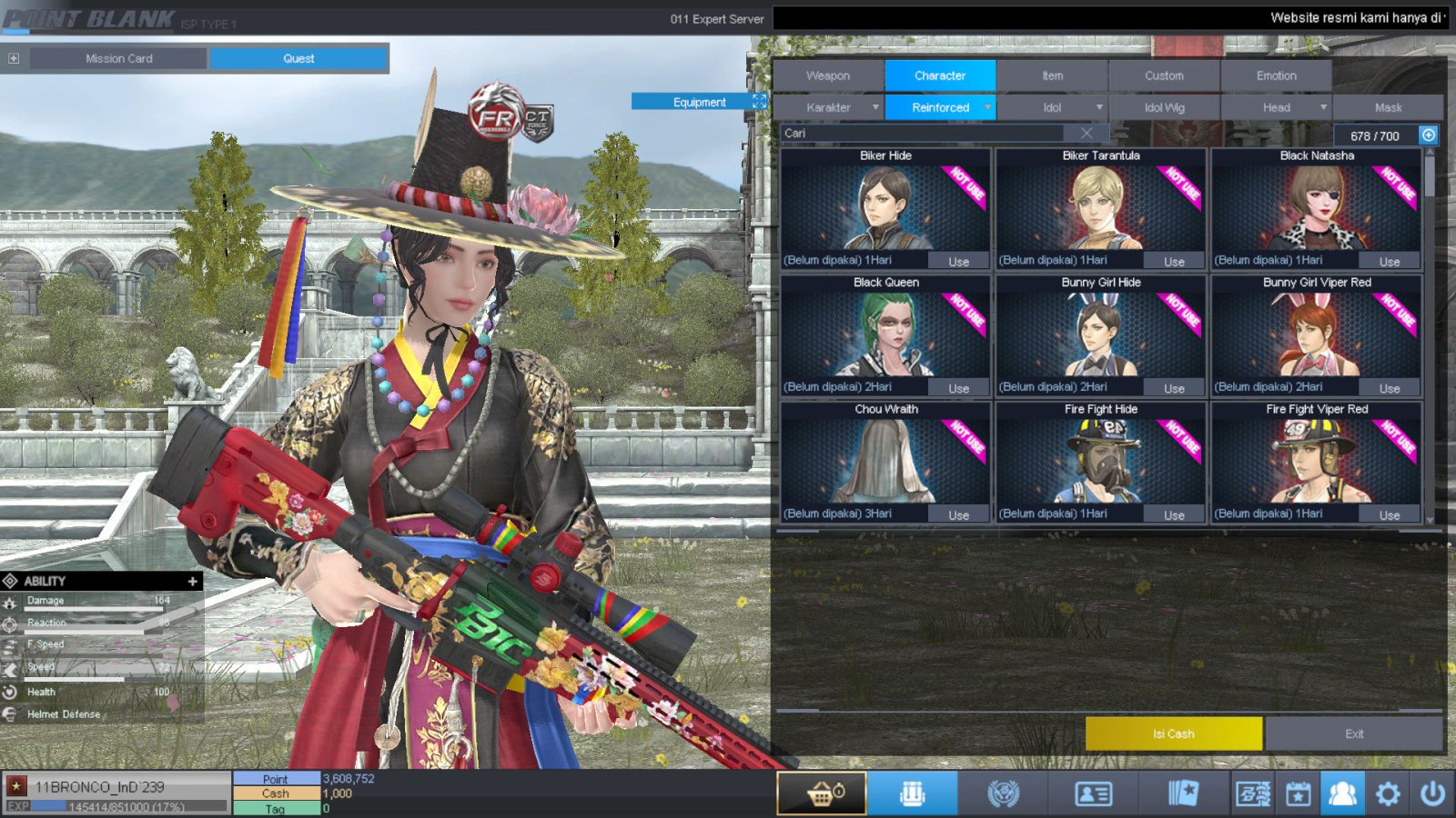 Spesifikasi BINTANG 1 IDOL SHAMAN PERMANEN