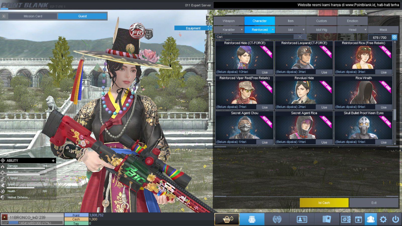 Spesifikasi BINTANG 1 IDOL SHAMAN PERMANEN