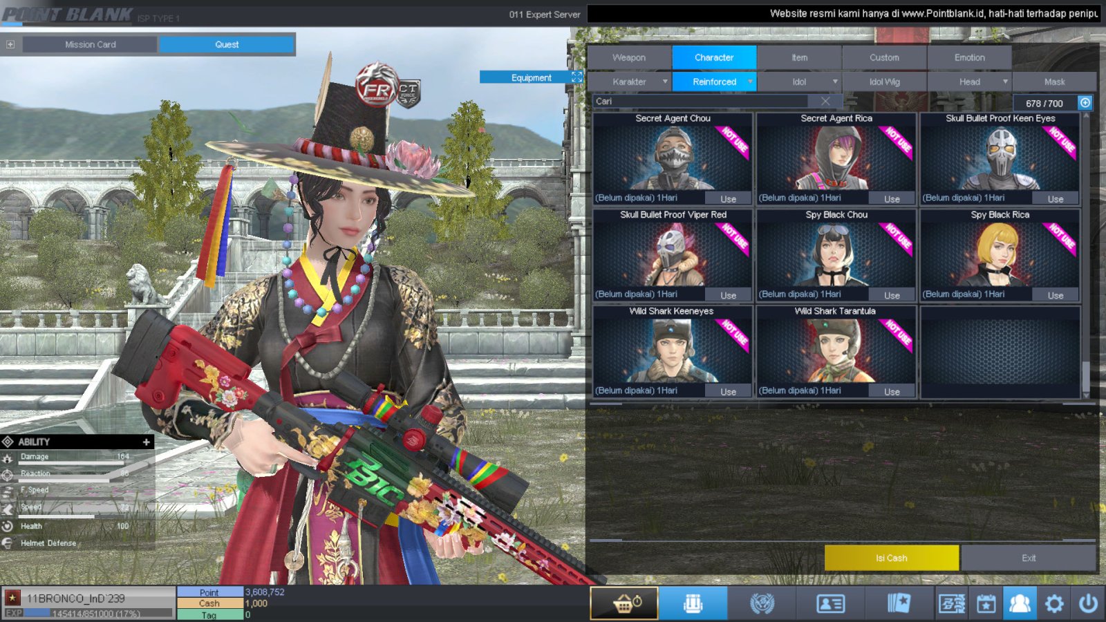 Spesifikasi BINTANG 1 IDOL SHAMAN PERMANEN