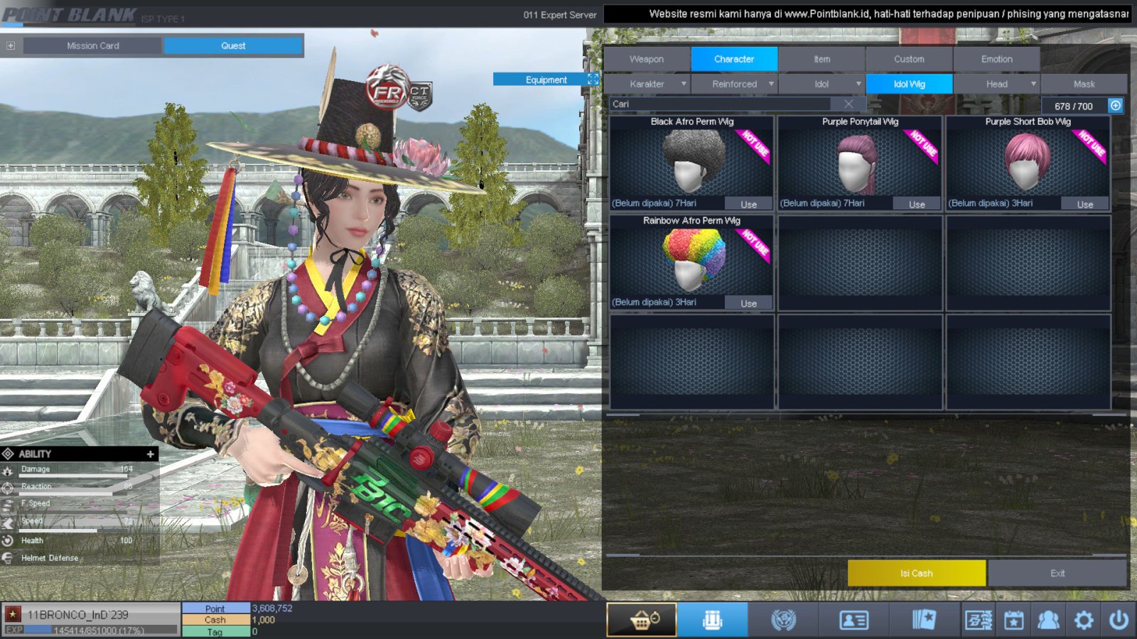 Spesifikasi BINTANG 1 IDOL SHAMAN PERMANEN