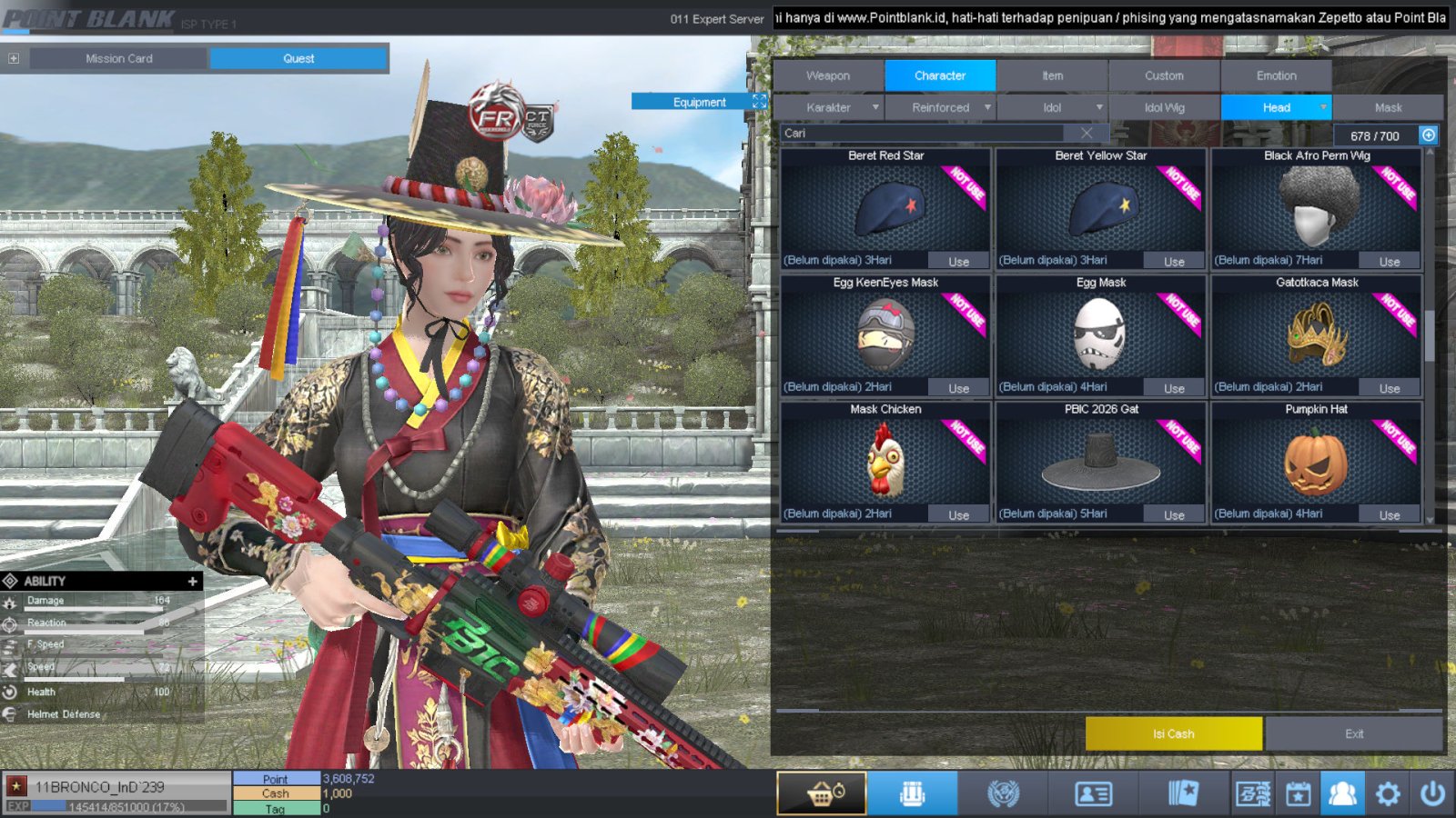 Spesifikasi BINTANG 1 IDOL SHAMAN PERMANEN