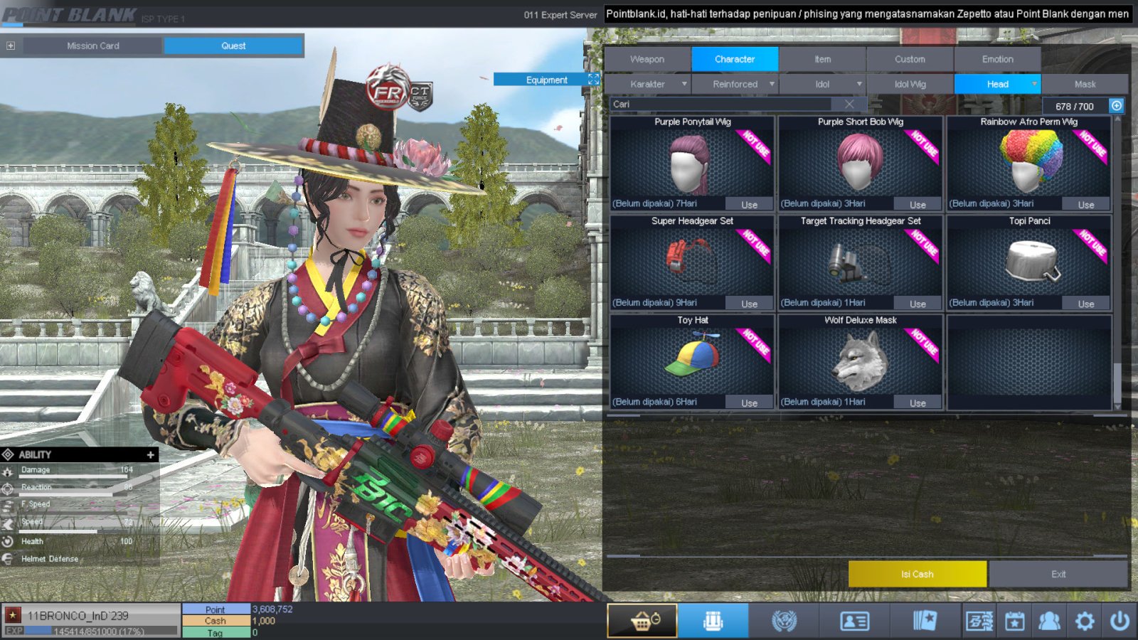 Spesifikasi BINTANG 1 IDOL SHAMAN PERMANEN