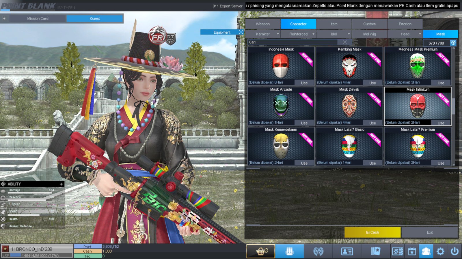Spesifikasi BINTANG 1 IDOL SHAMAN PERMANEN
