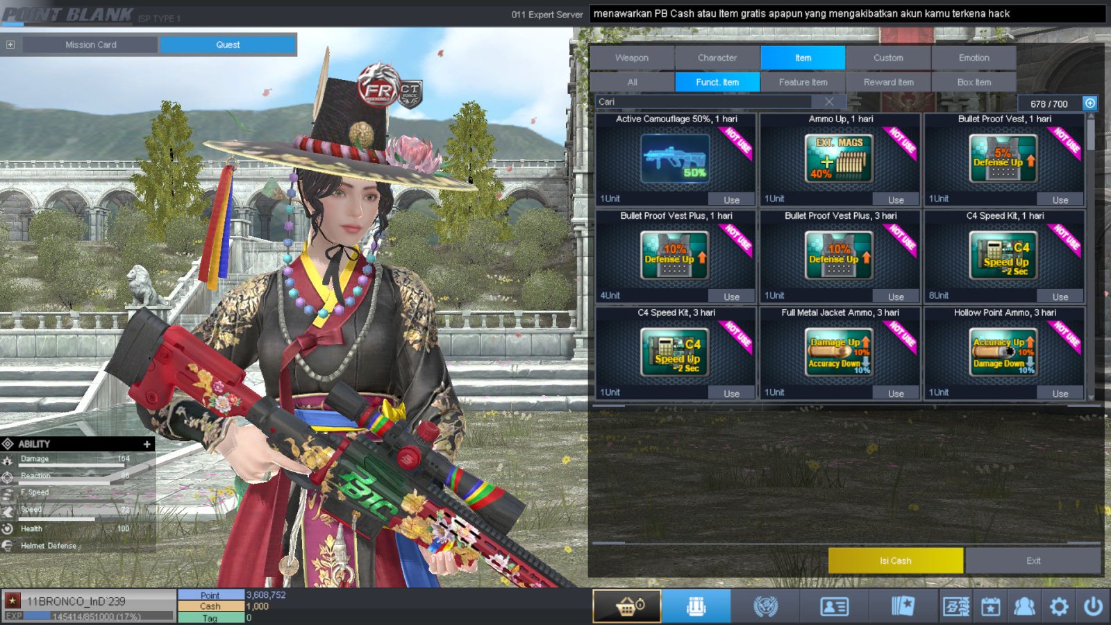 Spesifikasi BINTANG 1 IDOL SHAMAN PERMANEN