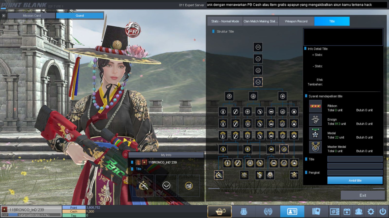 Spesifikasi BINTANG 1 IDOL SHAMAN PERMANEN