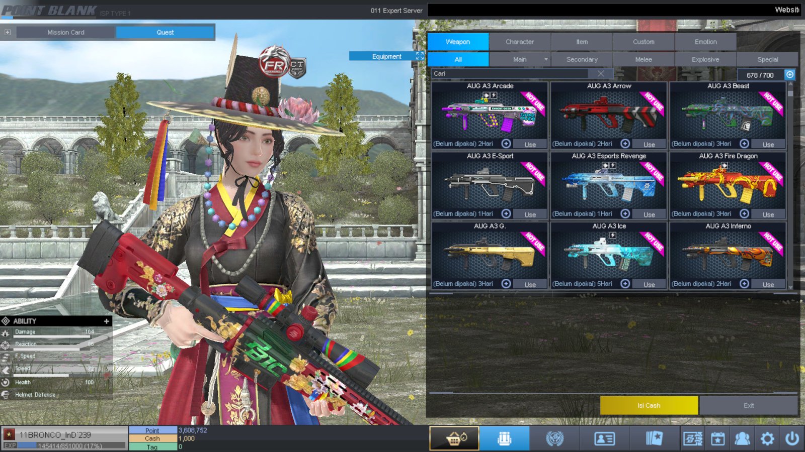 Spesifikasi BINTANG 1 IDOL SHAMAN PERMANEN