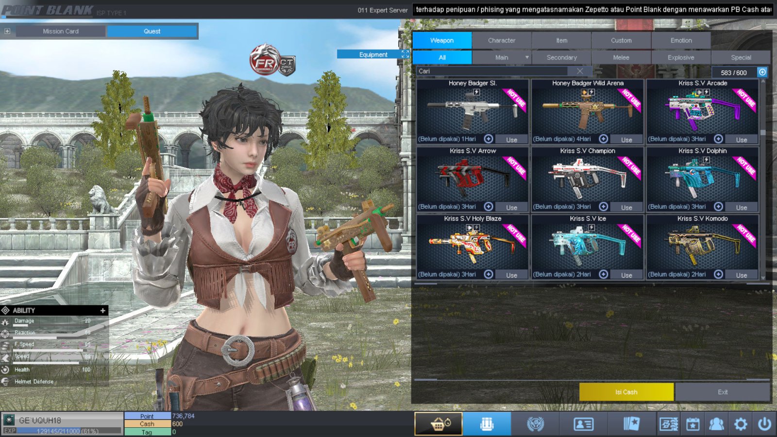 Spesifikasi MAJOR 1 T77 PERMANEN