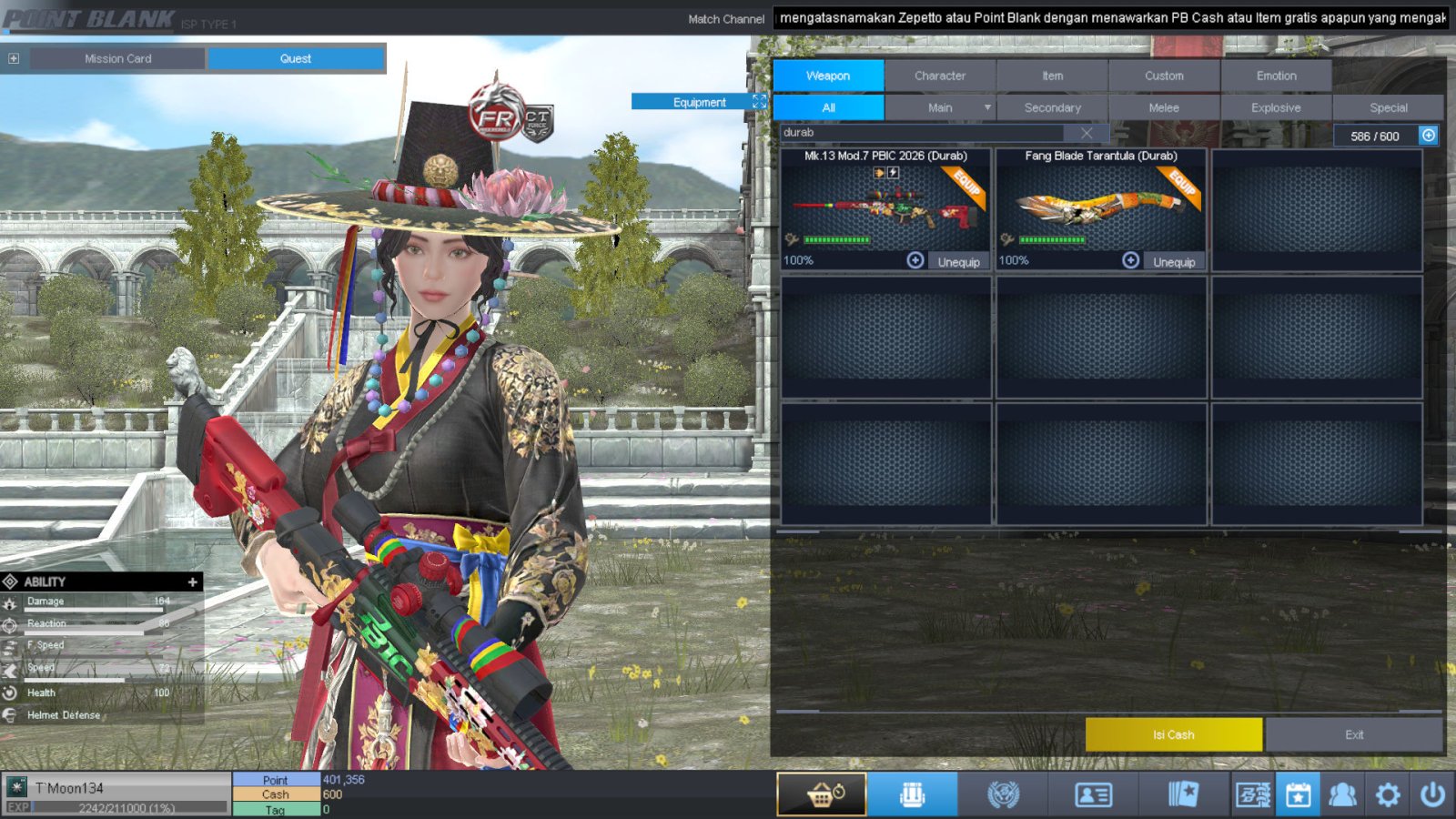 Spesifikasi MAJOR IDOL SHAMAN PERMANEN