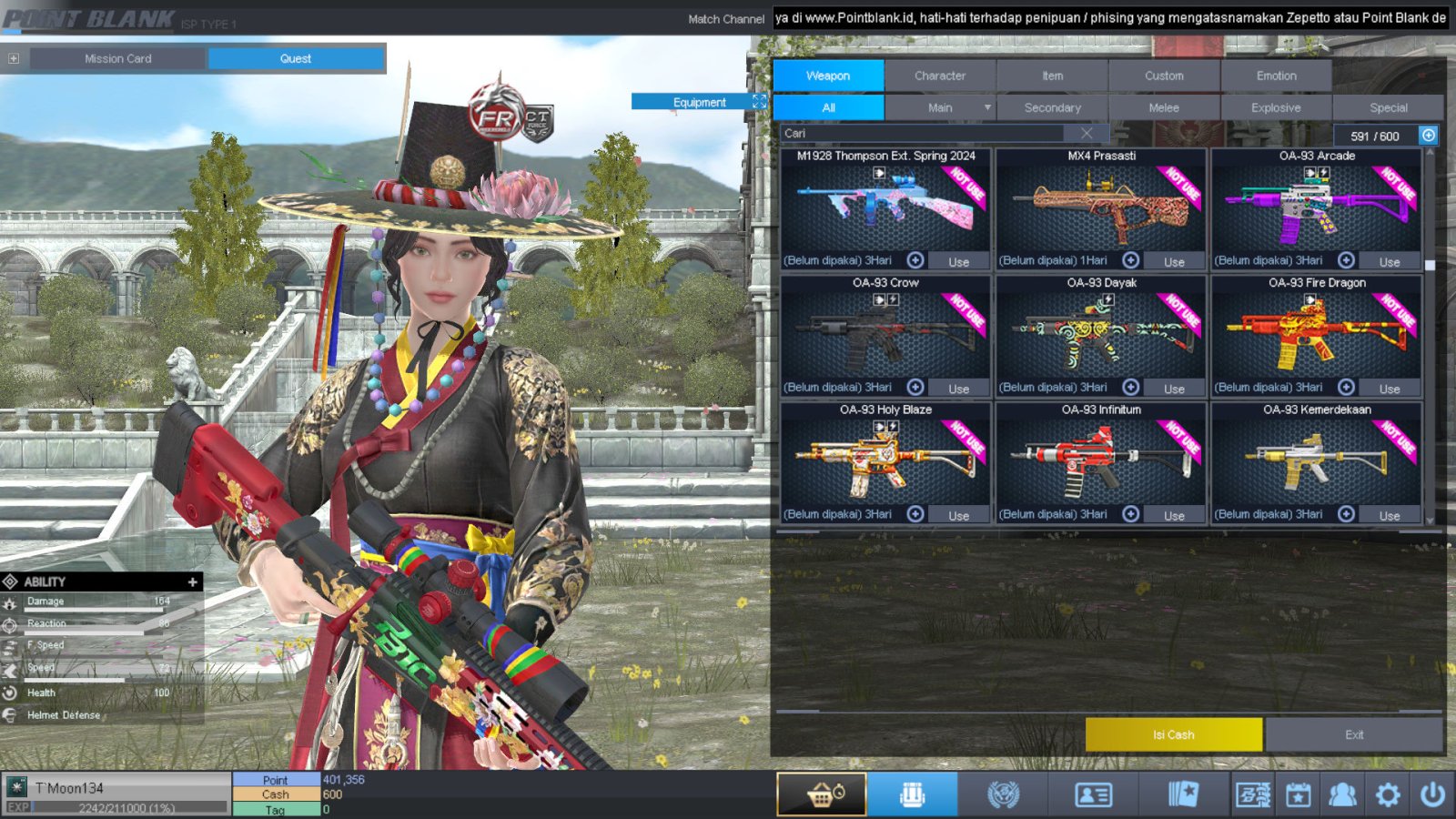 Spesifikasi MAJOR IDOL SHAMAN PERMANEN