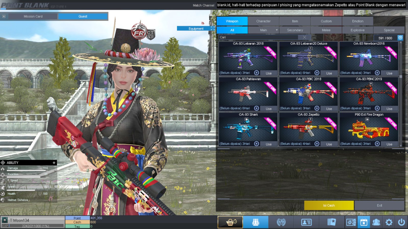 Spesifikasi MAJOR IDOL SHAMAN PERMANEN