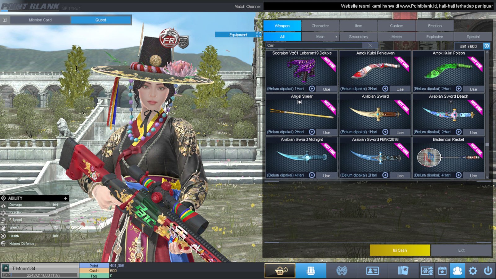 Spesifikasi MAJOR IDOL SHAMAN PERMANEN