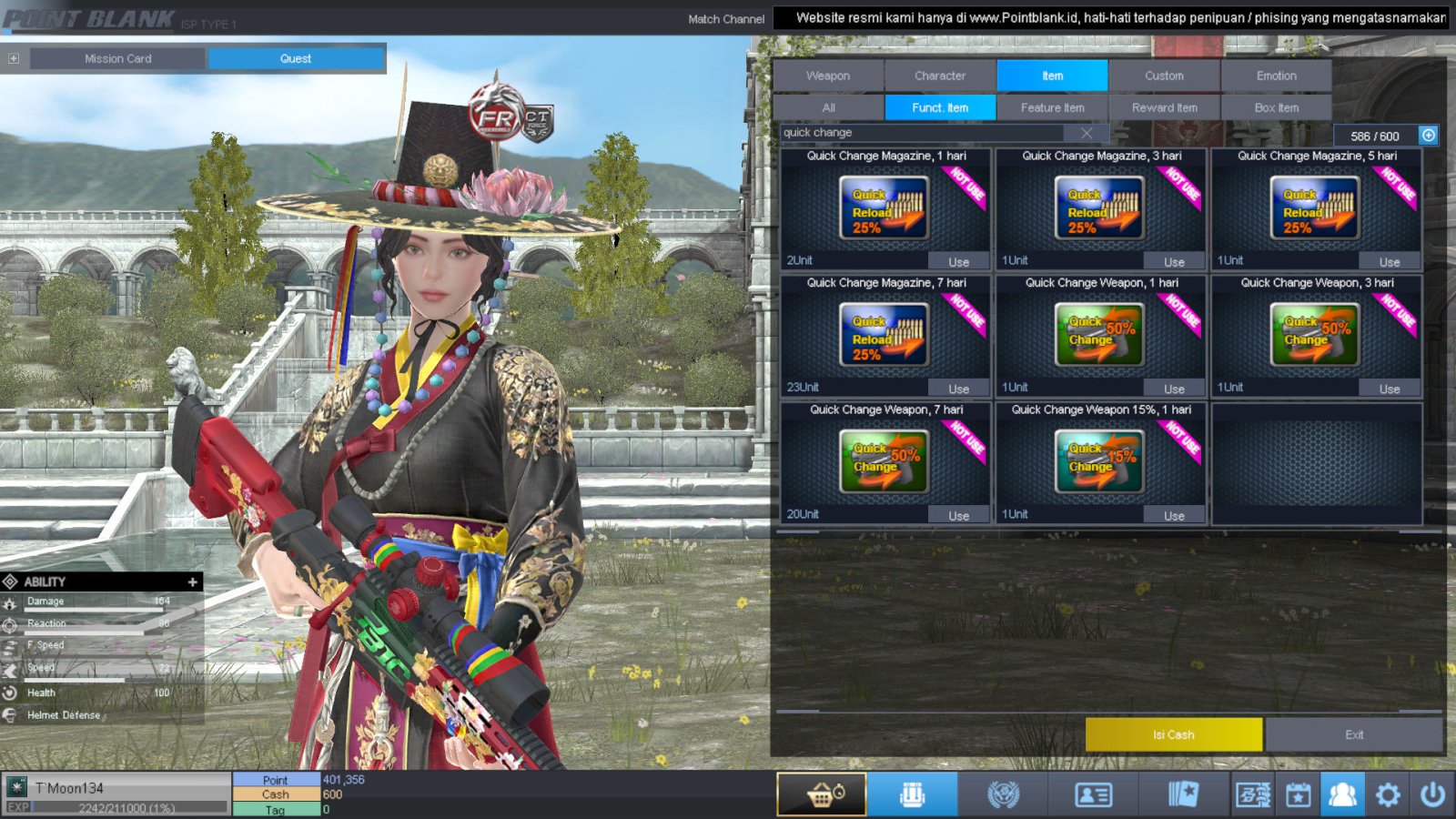 Spesifikasi MAJOR IDOL SHAMAN PERMANEN