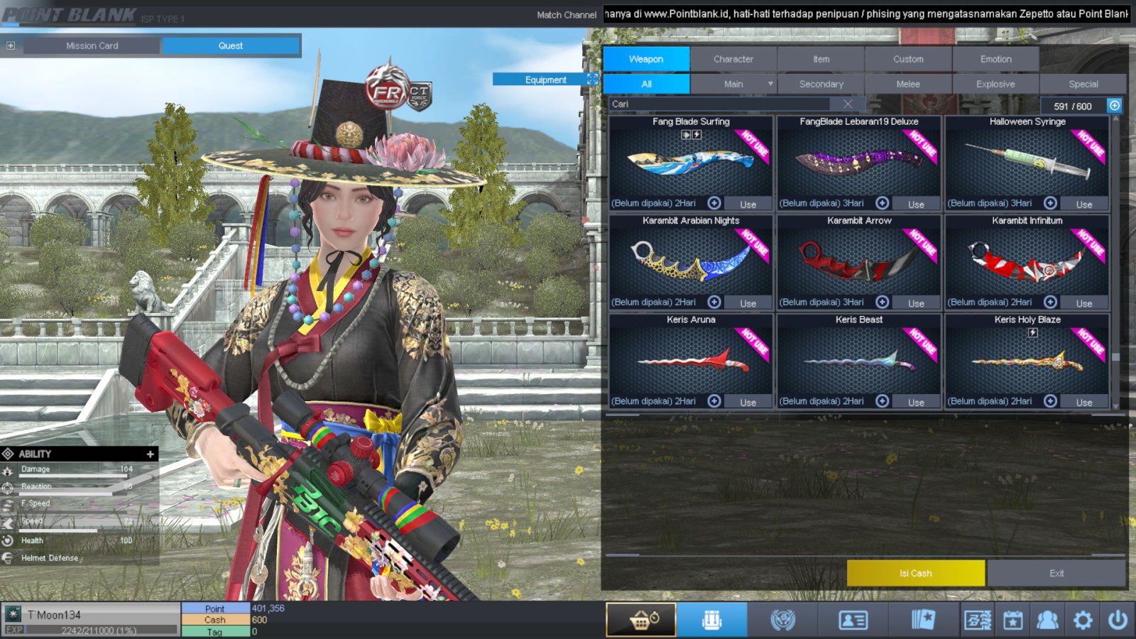 Spesifikasi MAJOR IDOL SHAMAN PERMANEN
