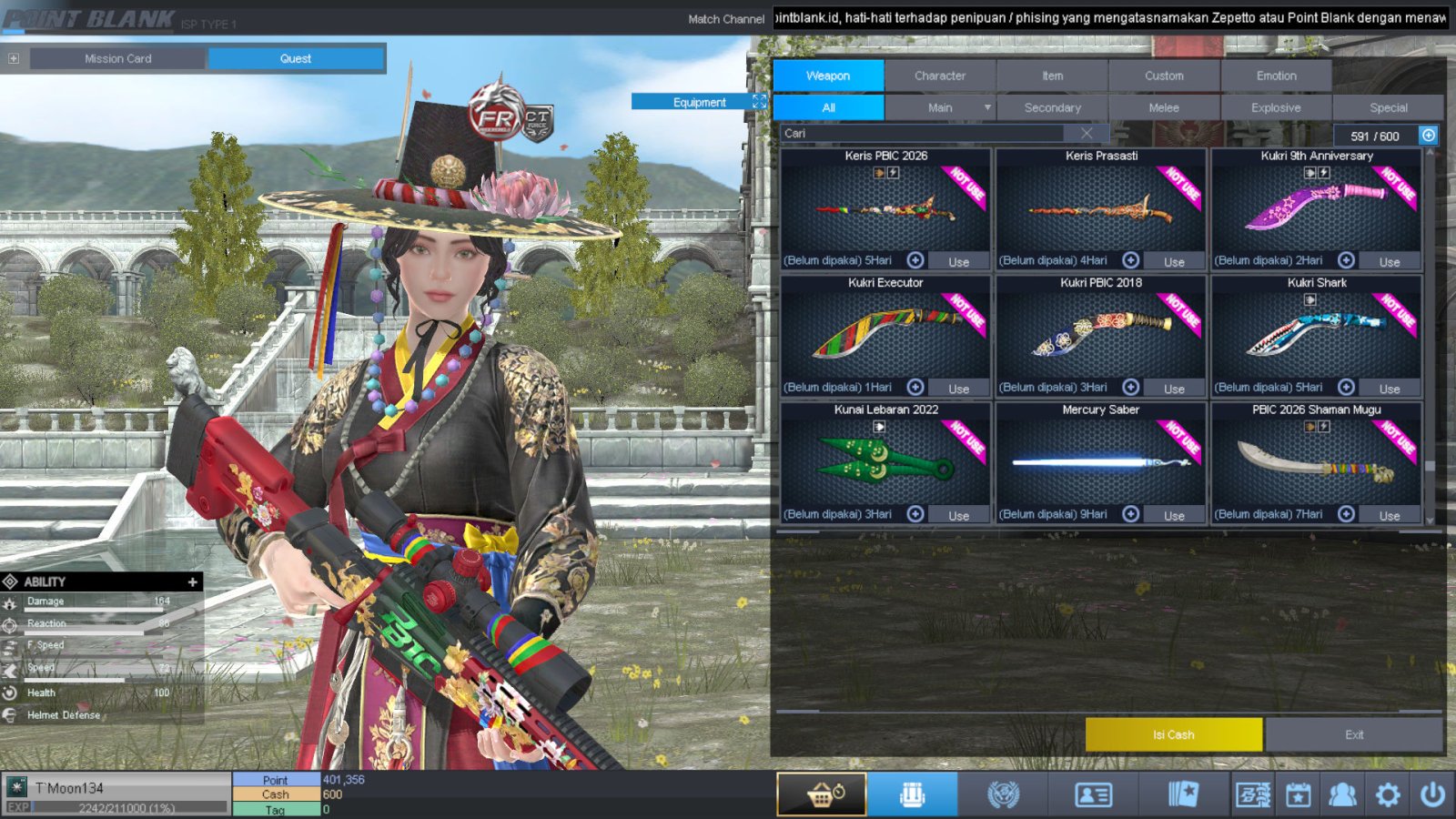 Spesifikasi MAJOR IDOL SHAMAN PERMANEN