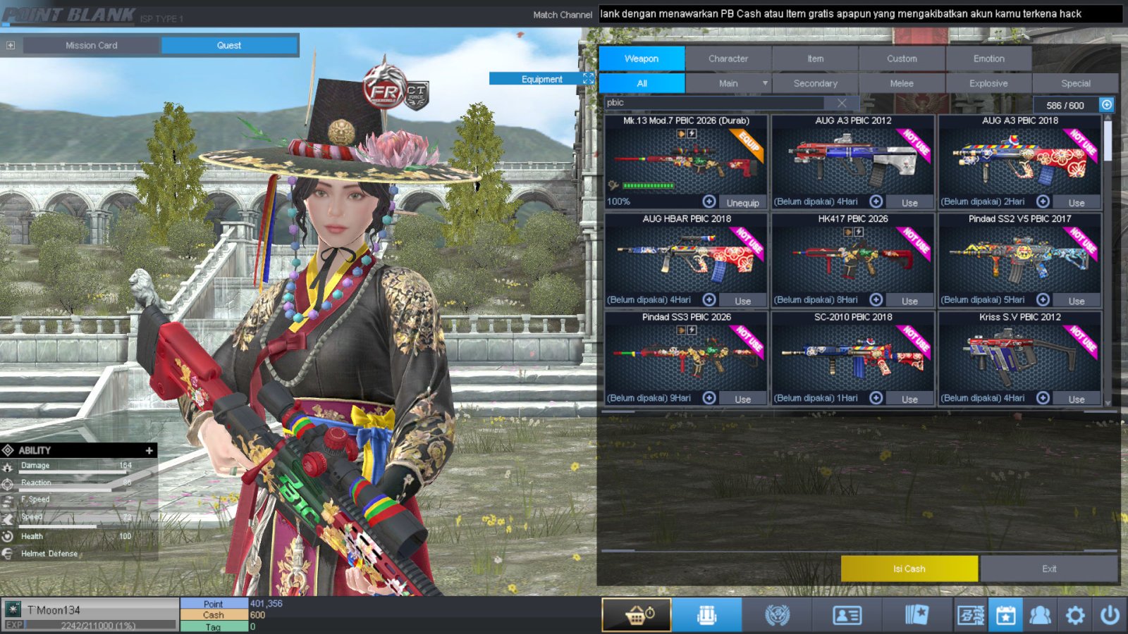 Spesifikasi MAJOR IDOL SHAMAN PERMANEN