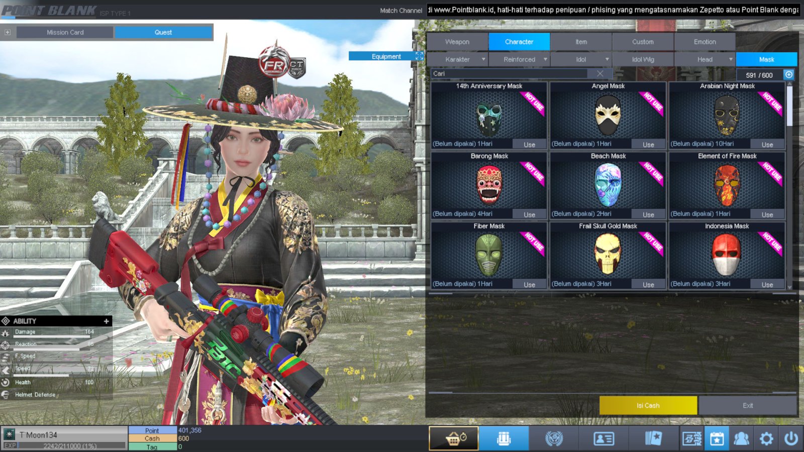 Spesifikasi MAJOR IDOL SHAMAN PERMANEN