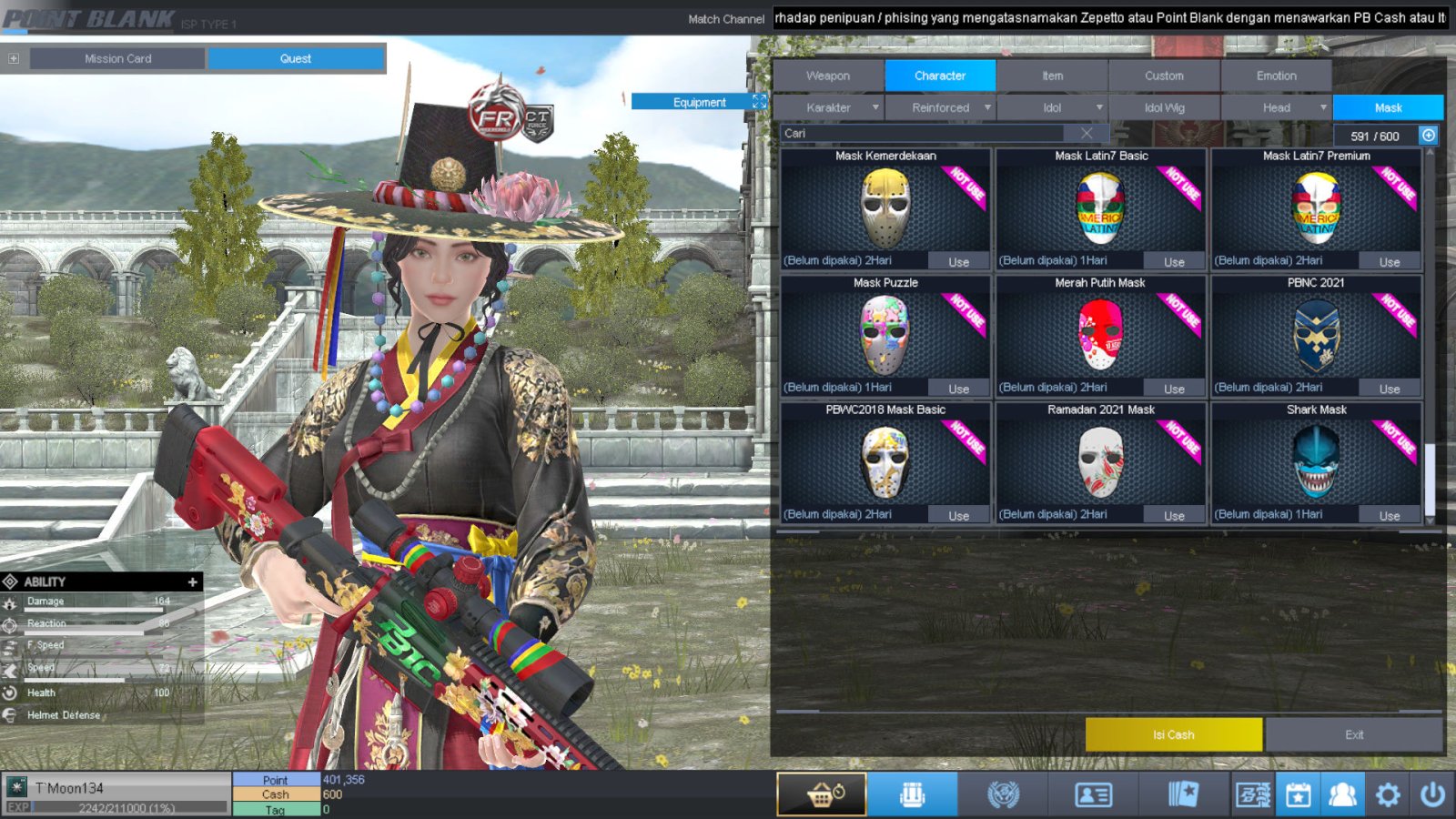 Spesifikasi MAJOR IDOL SHAMAN PERMANEN
