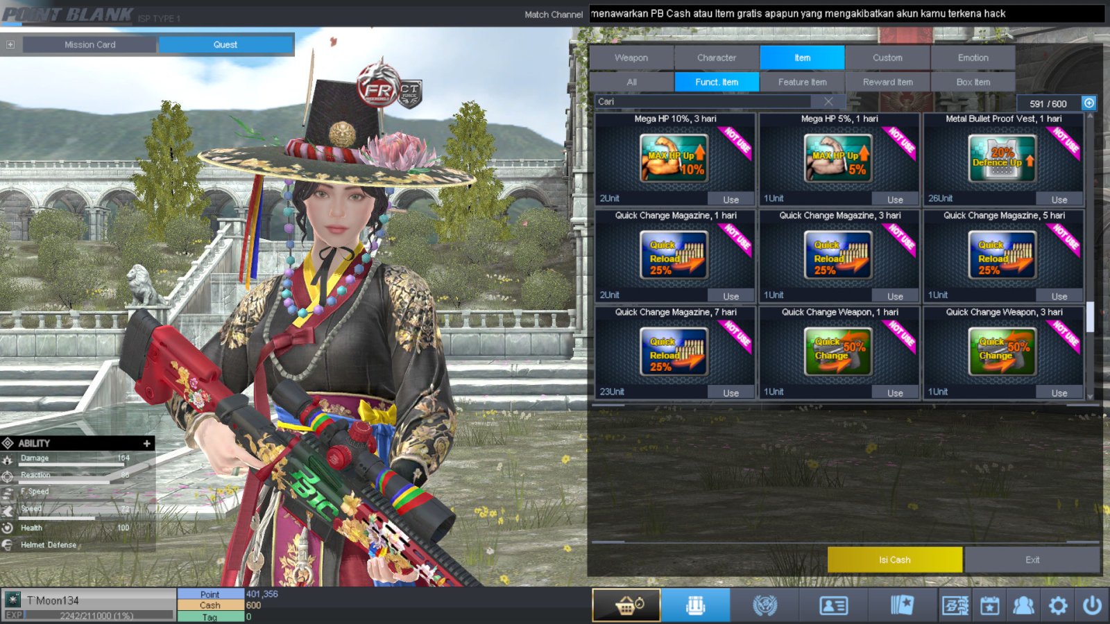 Spesifikasi MAJOR IDOL SHAMAN PERMANEN