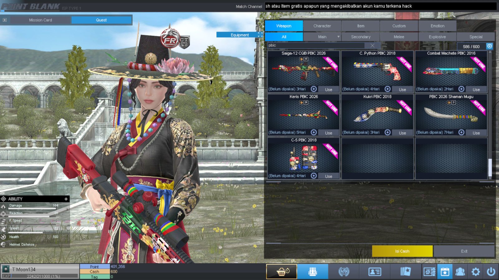 Spesifikasi MAJOR IDOL SHAMAN PERMANEN