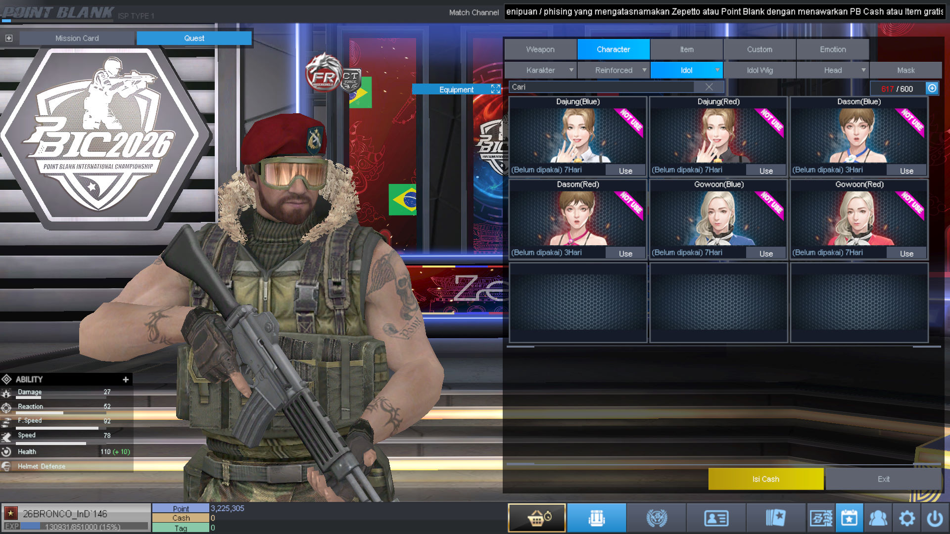 Spesifikasi BINTANG 1