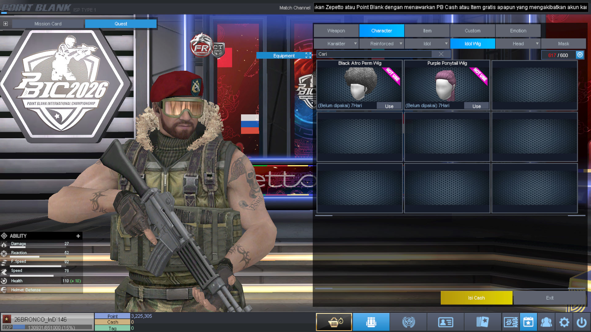 Spesifikasi BINTANG 1