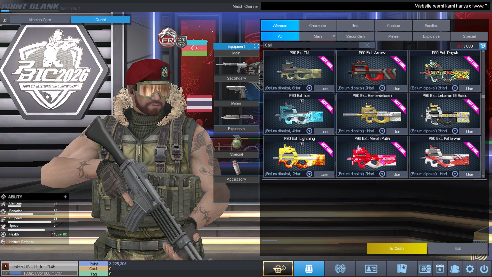 Spesifikasi BINTANG 1