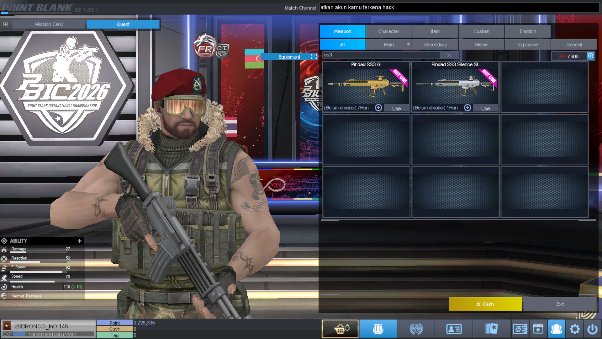 Spesifikasi BINTANG 1