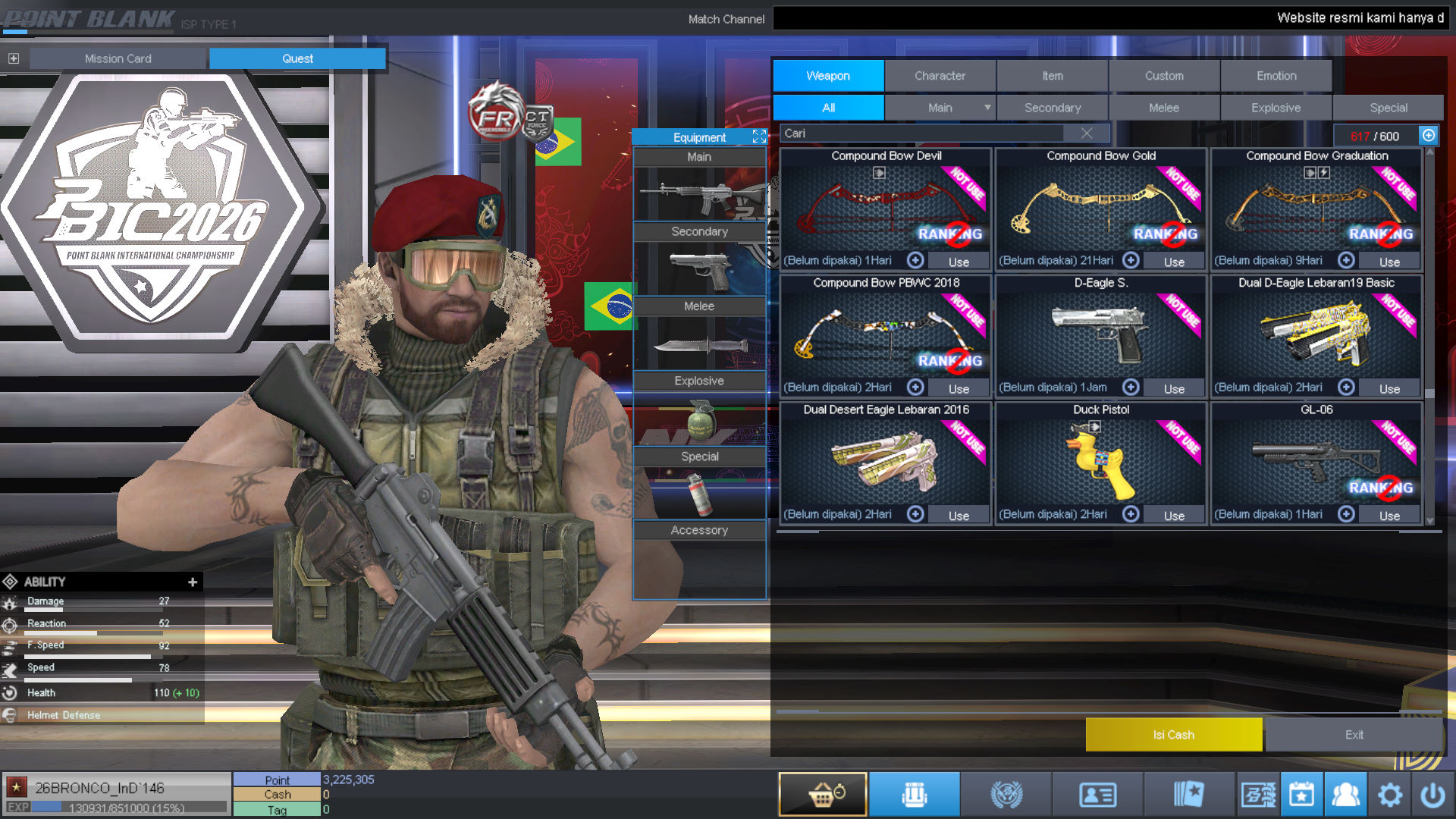 Spesifikasi BINTANG 1