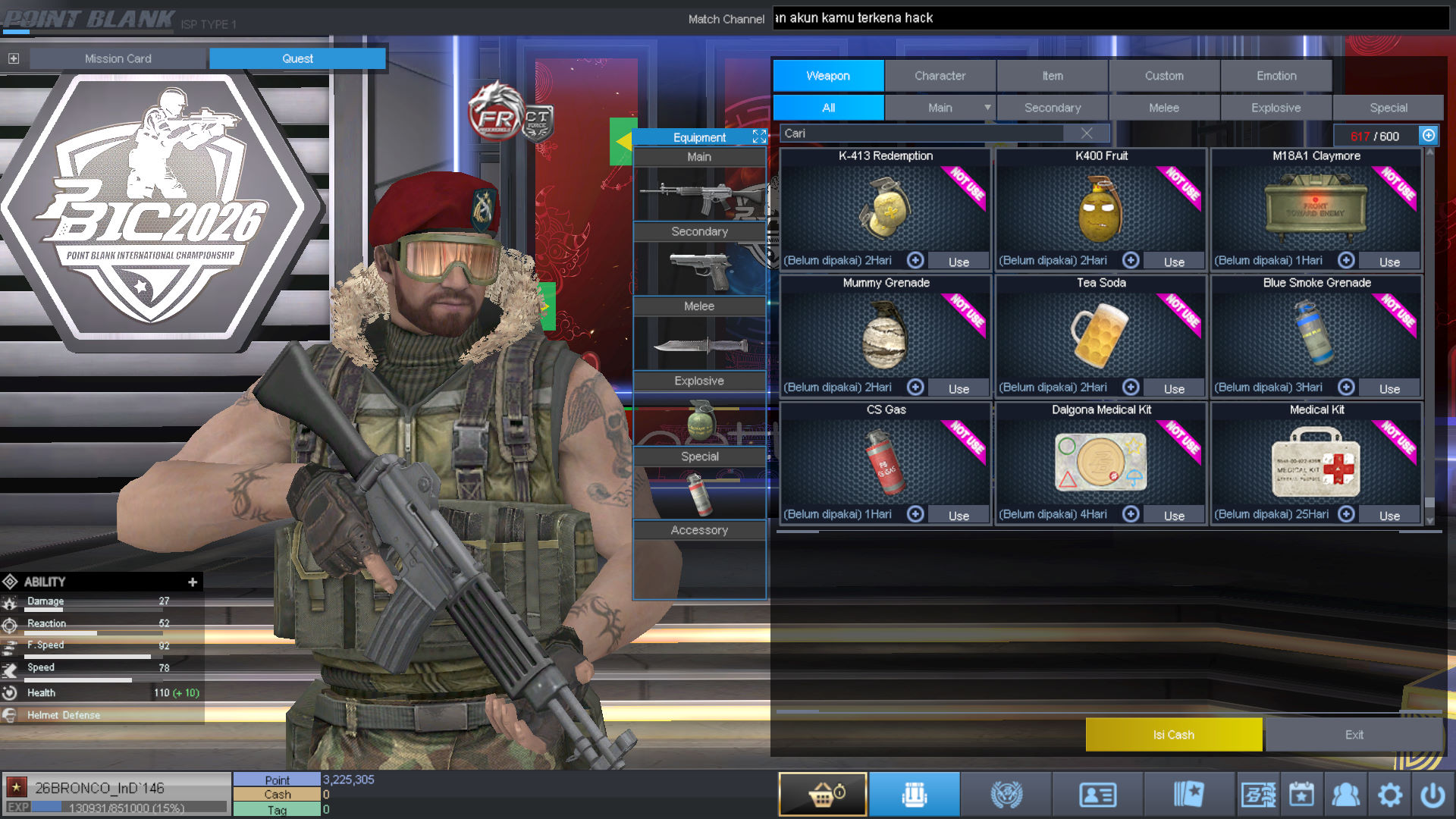 Spesifikasi BINTANG 1