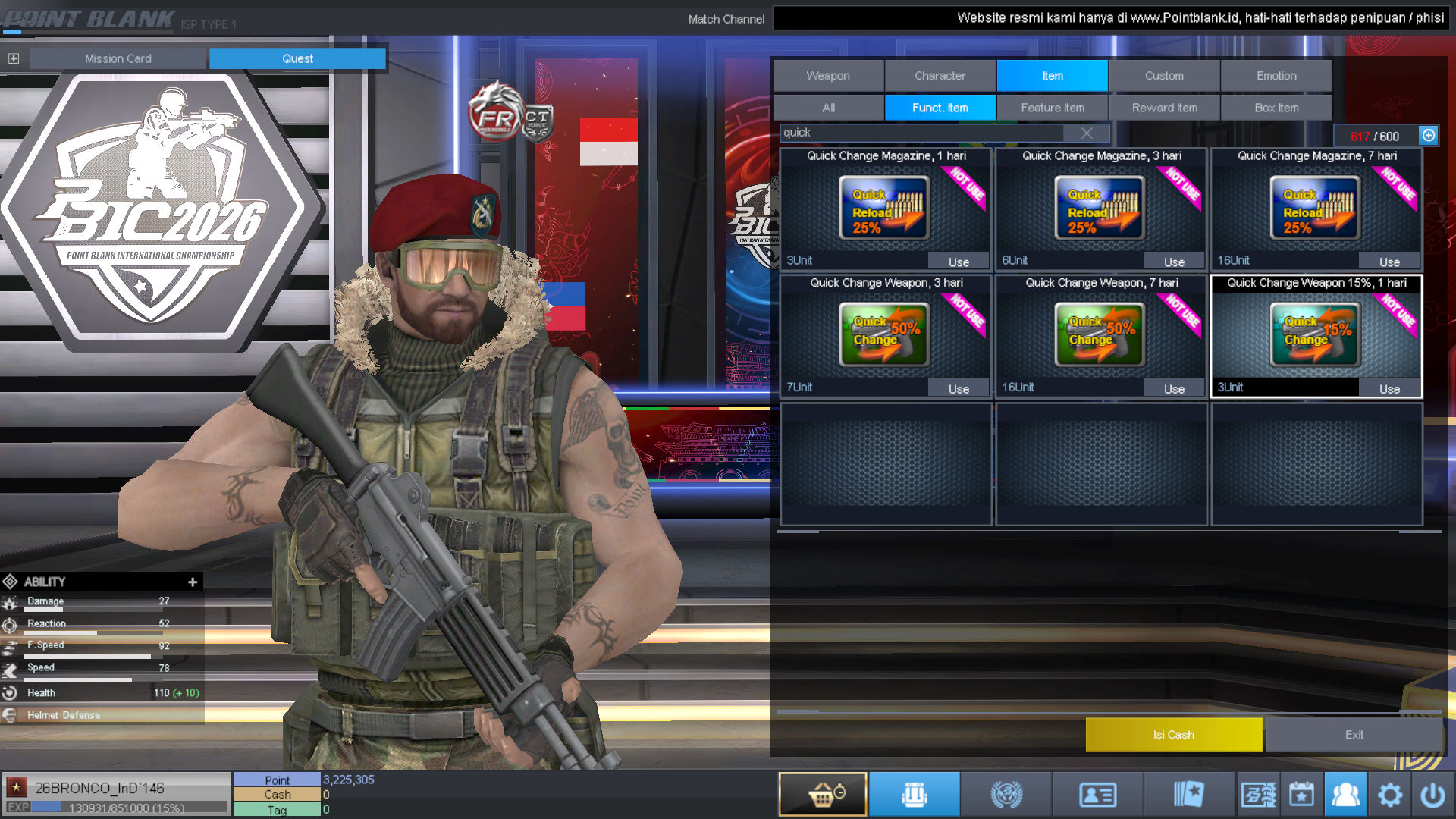 Spesifikasi BINTANG 1