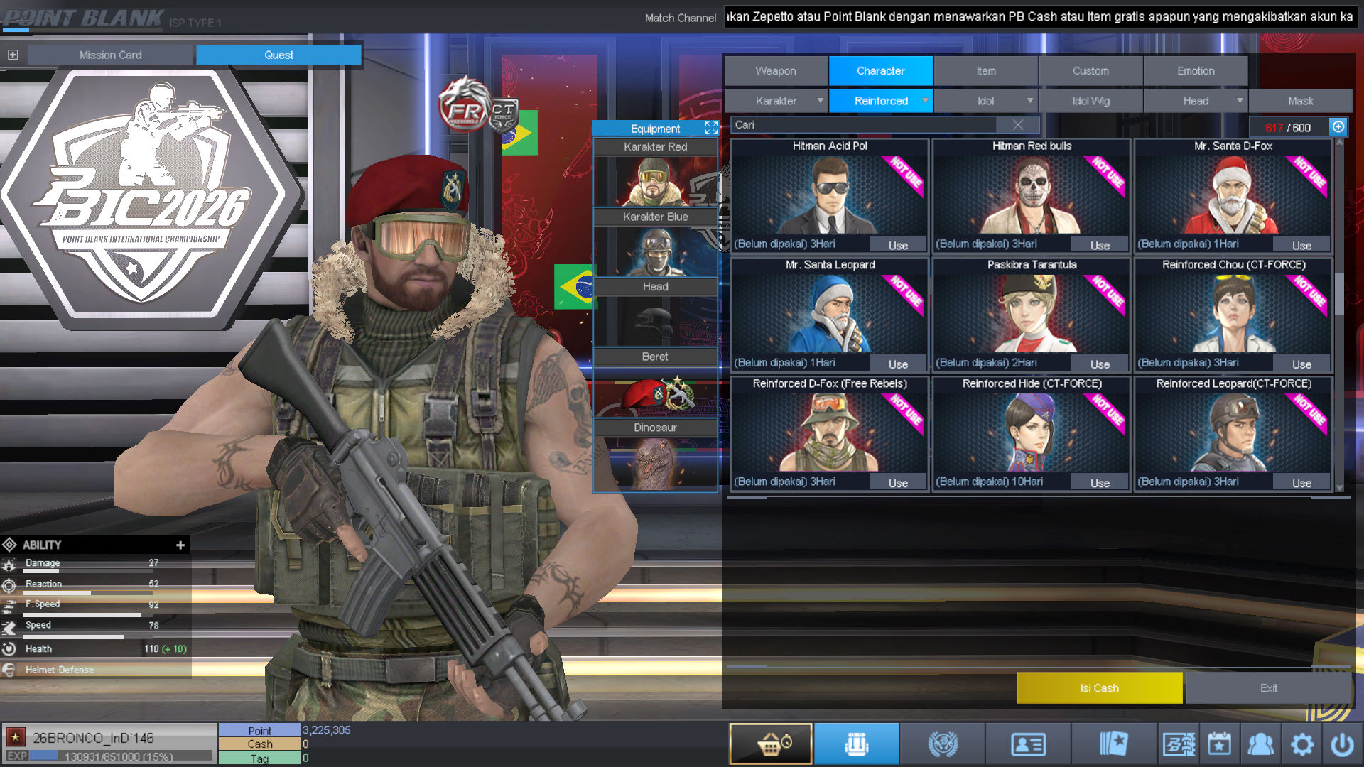 Spesifikasi BINTANG 1