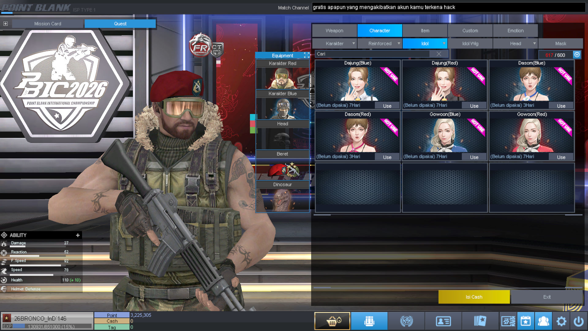 Spesifikasi BINTANG 1