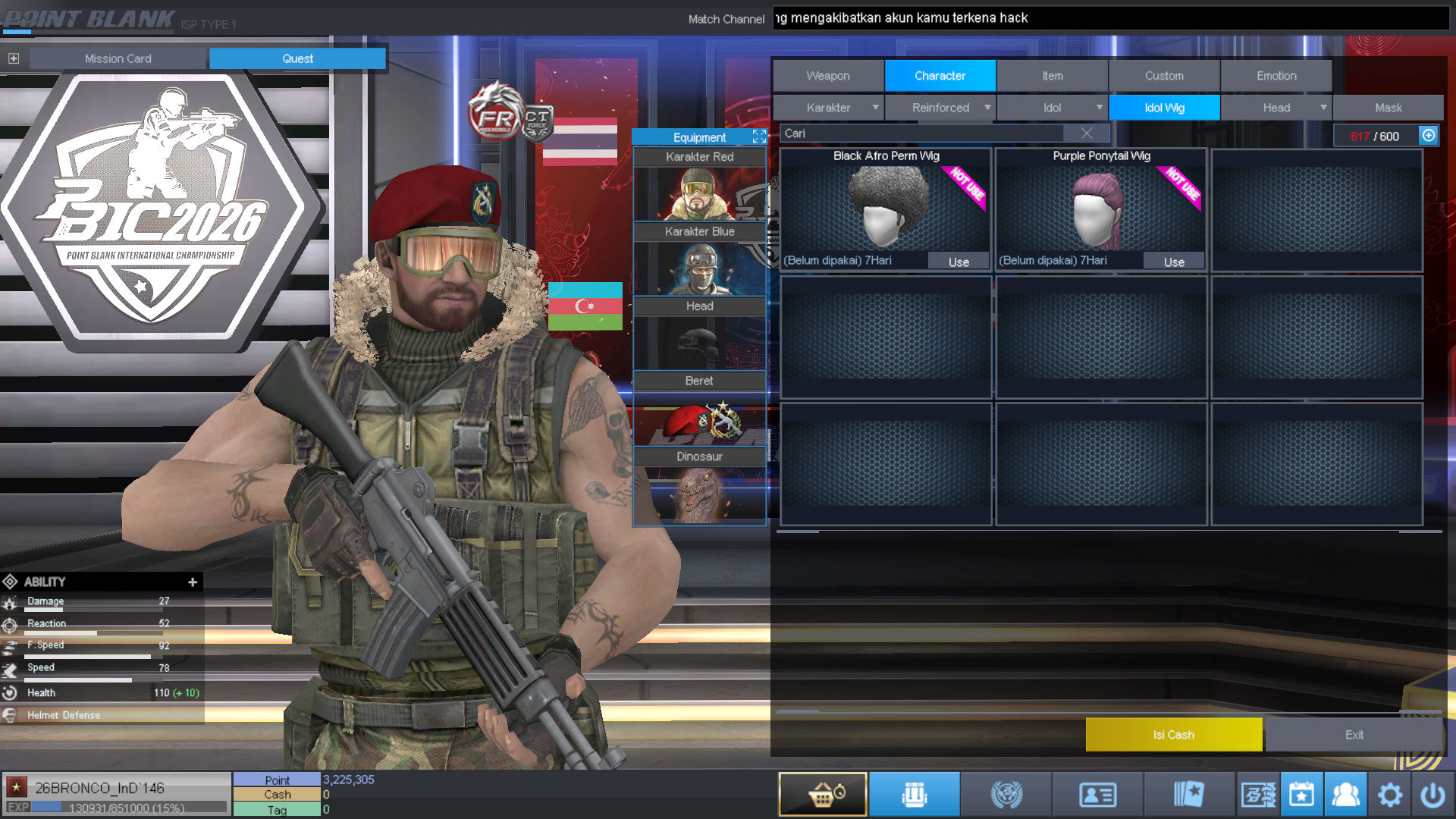 Spesifikasi BINTANG 1