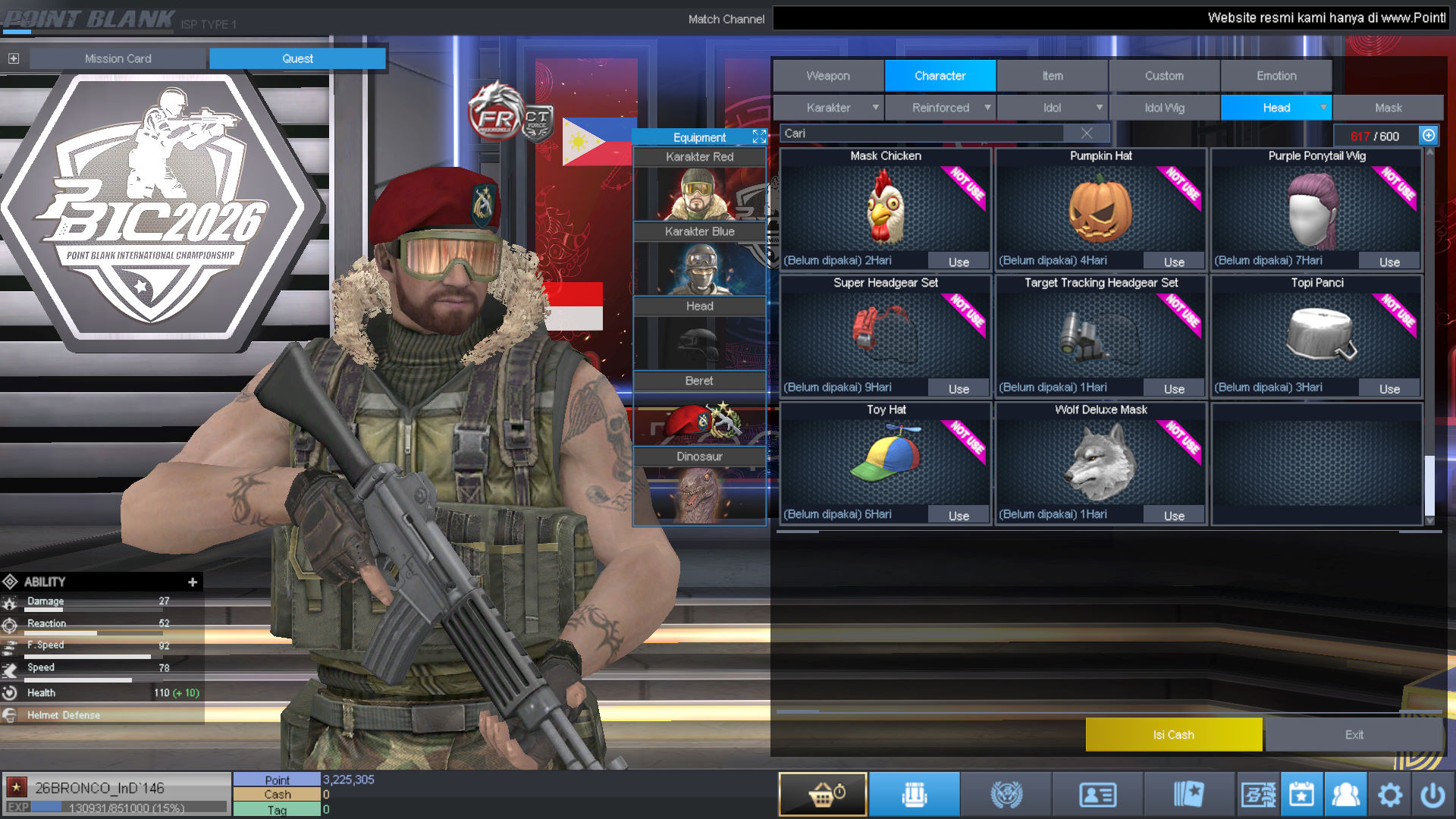 Spesifikasi BINTANG 1